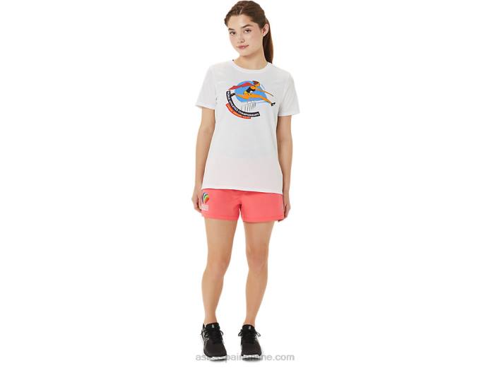 short color block de 3 pulgadas listo para usar para mujer Asics 4L683213 multi