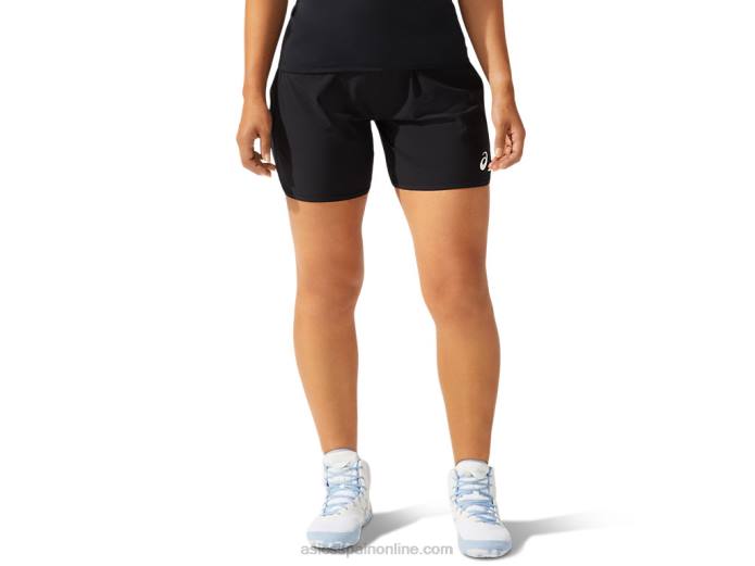 short de lucha de 2 piezas para mujer Asics 4L683791 equipo negro
