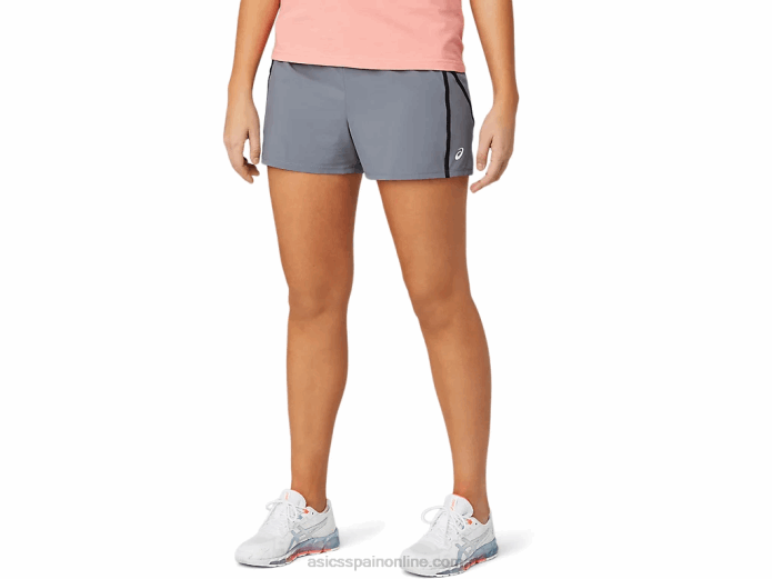 short de tren tejido de 3" para mujer Asics 4L683793 metrópoli