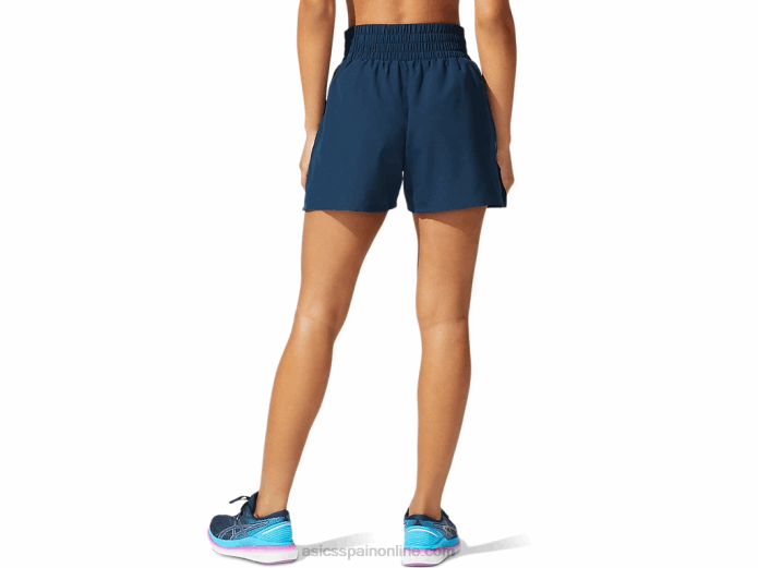 short de visibilidad mujer Asics 4L684072 azul francés