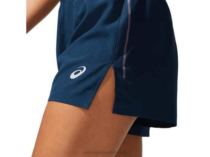 short de visibilidad mujer Asics 4L684072 azul francés