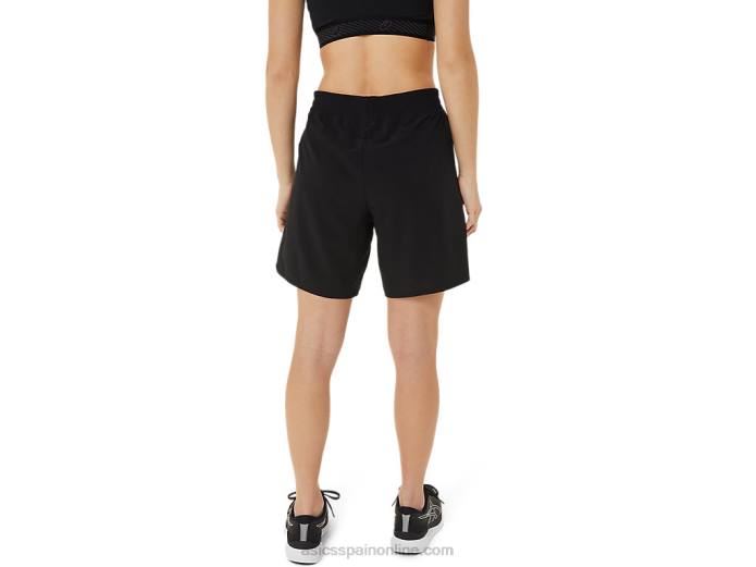 short mujer fietro 7in Asics 4L684037 rendimiento negro