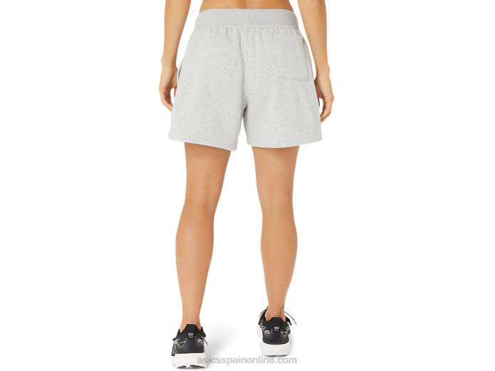 short mujer sunday sana polar Asics 4L682151 brezo gris claro
