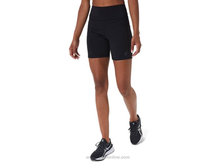 shorts de mujer pr lyte 5in con bolsillos Asics 4L682717 rendimiento negro