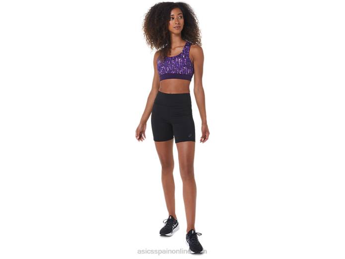 shorts de mujer pr lyte 5in con bolsillos Asics 4L682717 rendimiento negro