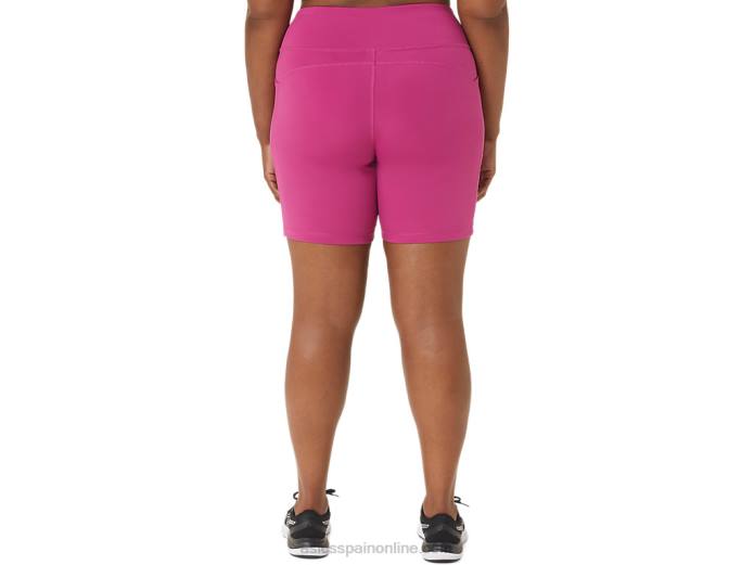 shorts de mujer pr lyte 5in con bolsillos Asics 4L683291 rojo fucsia