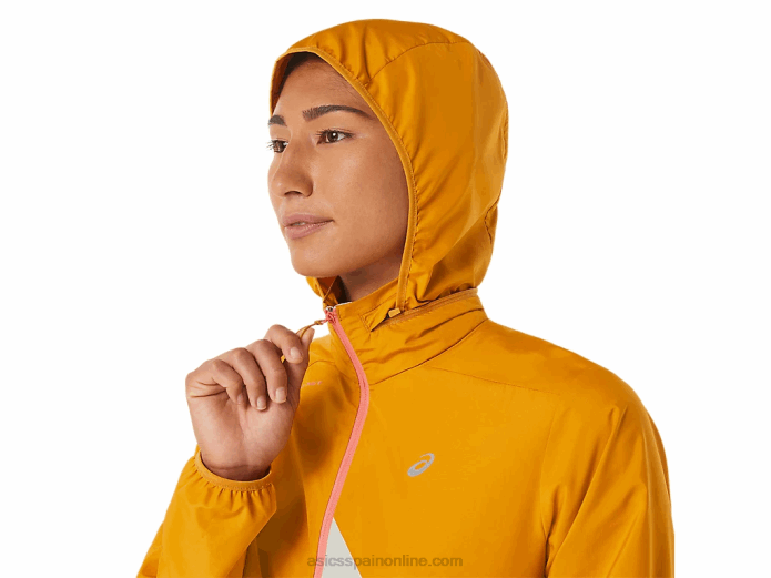 anorak fujitrail mujer Asics 4L682568 tormenta de arena/salvia ligera