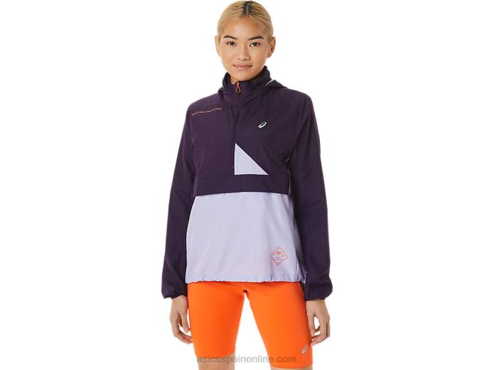 anorak fujitrail mujer Asics 4L683084 sombra de noche/vapor