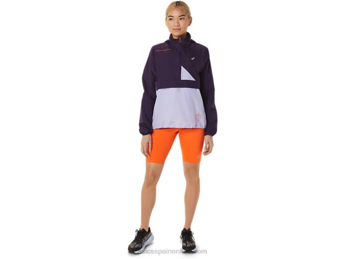 anorak fujitrail mujer Asics 4L683084 sombra de noche/vapor
