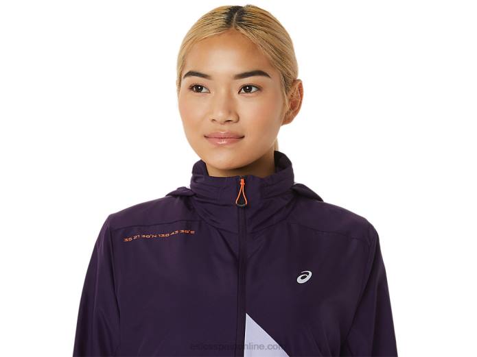 anorak fujitrail mujer Asics 4L683084 sombra de noche/vapor