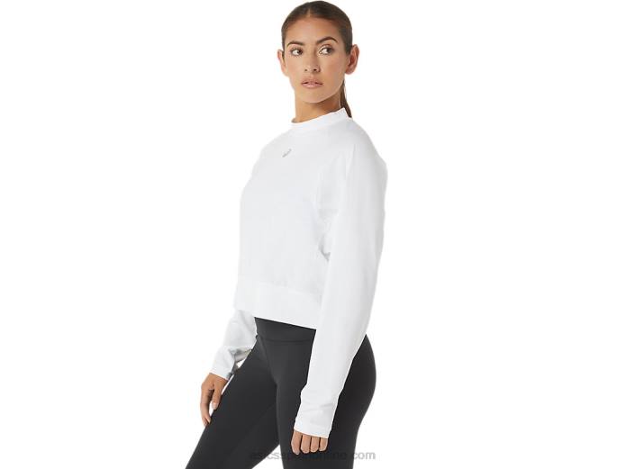 jersey de mujer the new strong repurposed Asics 4L682690 blanco