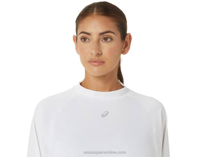 jersey de mujer the new strong repurposed Asics 4L682690 blanco