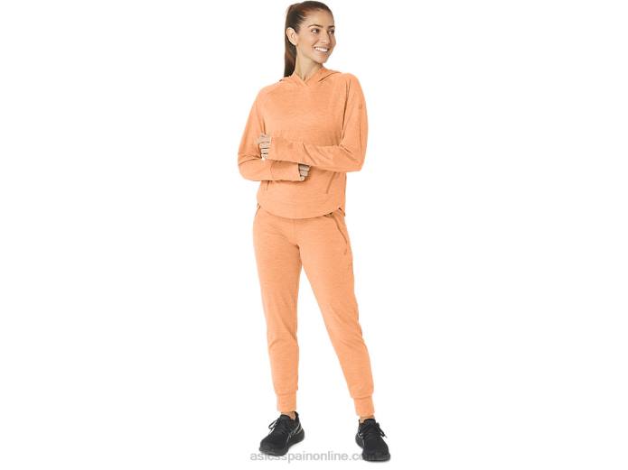 sudadera con capucha tech po 2.0 para mujer Asics 4L682350 tinte espacial de dunas de verano