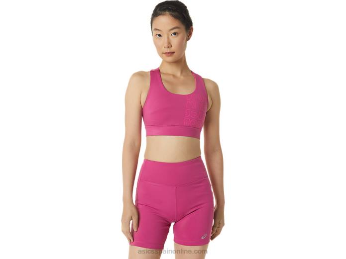 sostén pr lyte mujer Asics 4L683292 rojo fucsia/rosa glo