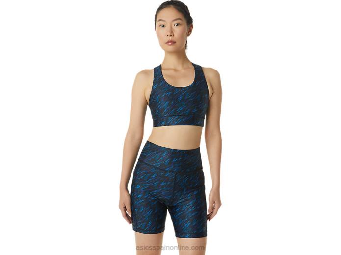 sostén pr lyte mujer Asics 4L683295 impresión de sombra nocturna/lago