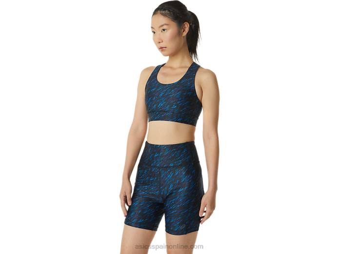 sostén pr lyte mujer Asics 4L683295 impresión de sombra nocturna/lago