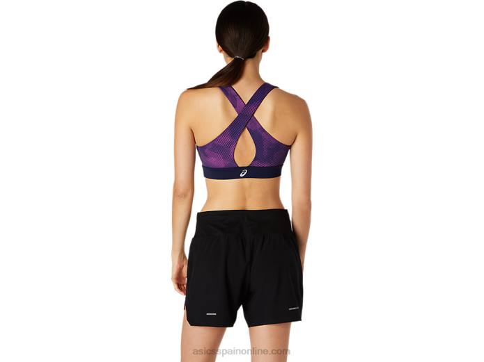 sostén pr lyte mujer Asics 4L684111 estampado digital de uvas/chaquetón