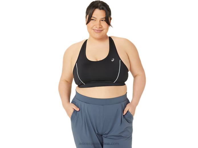sujetador básico de entrenamiento para mujer Asics 4L682298 rendimiento negro
