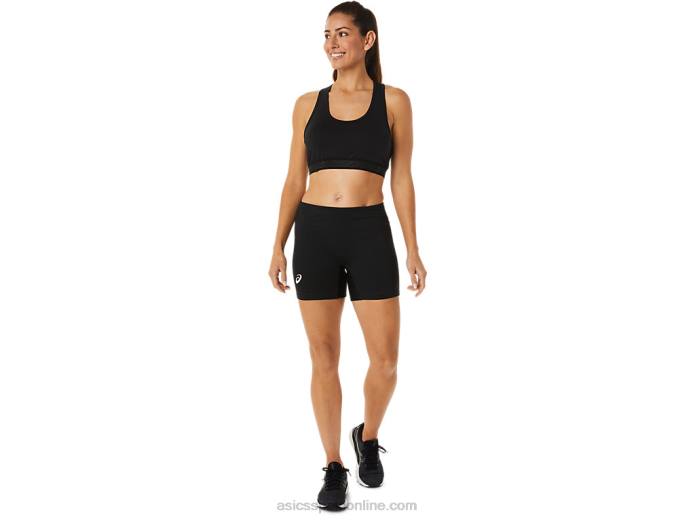 sujetador con relleno circuit ii para mujer Asics 4L682875 rendimiento negro