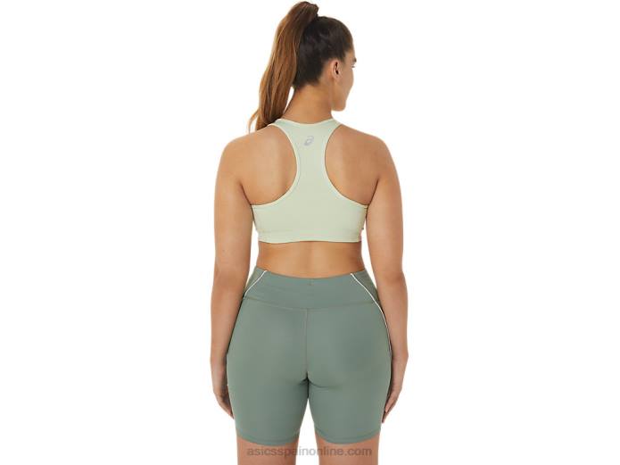 sujetador con relleno de mujer Asics 4L682514 susurro verde