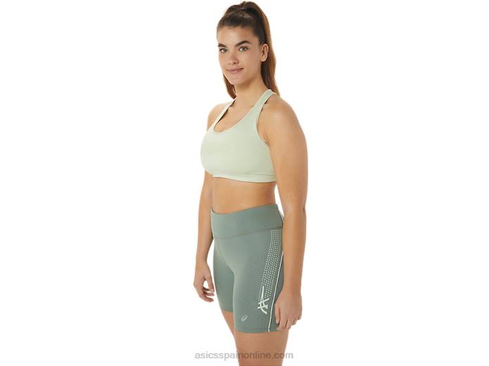 sujetador con relleno de mujer Asics 4L682514 susurro verde