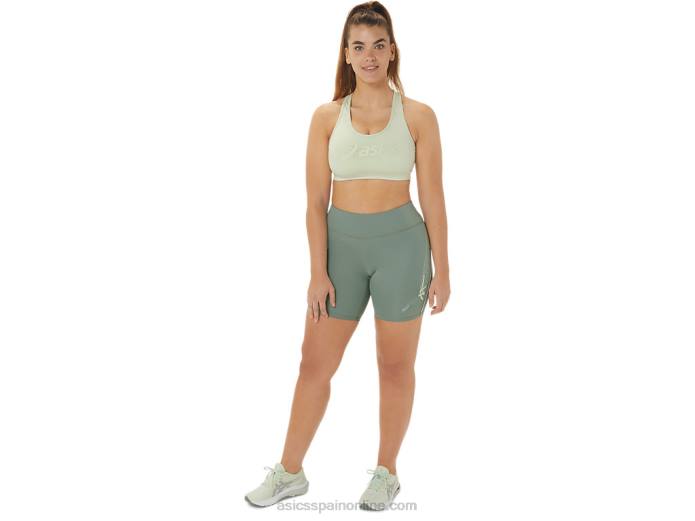 sujetador con relleno de mujer Asics 4L682514 susurro verde