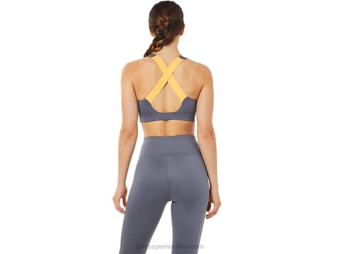sujetador con tiras cruzadas en la espalda para mujer Asics 4L683380 metrópoli