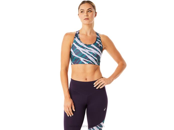 sujetador de camuflaje salvaje para mujer Asics 4L683051 pantalla de noche/pino aterciopelado