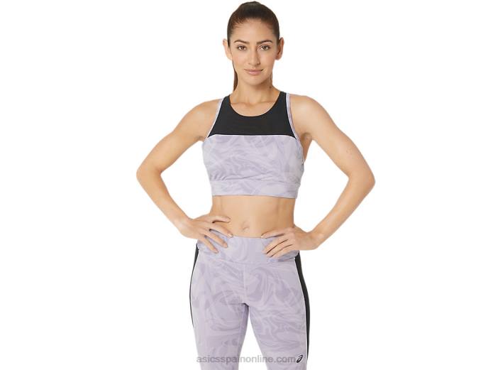 sujetador de tiras kate para mujer Asics 4L682315 gota de sumi violeta anochecer