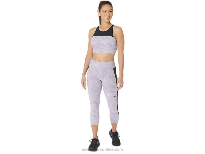 sujetador de tiras kate para mujer Asics 4L682315 gota de sumi violeta anochecer