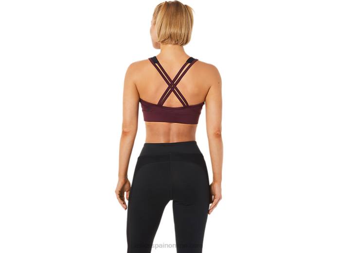 sujetador de tiras kate para mujer Asics 4L683720 marte profundo