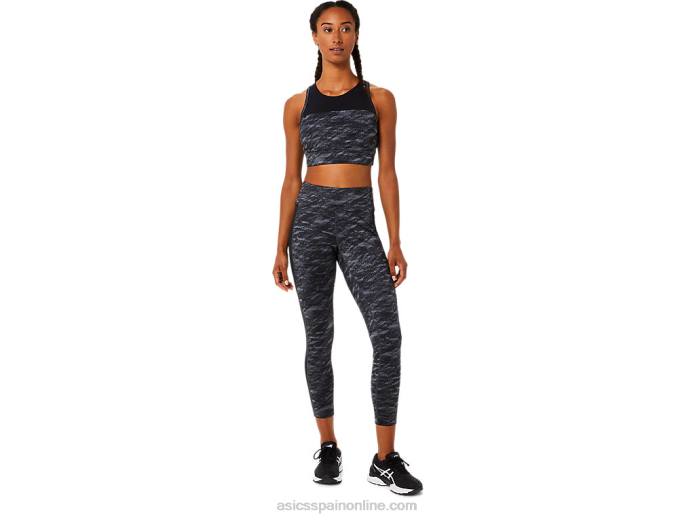 sujetador de tiras kate para mujer Asics 4L683784 gris multi