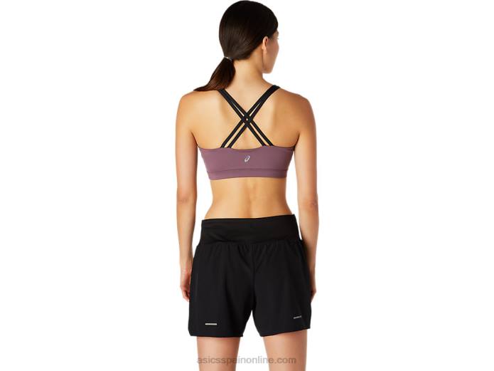 sujetador espalda cruzada mujer 2.0 Asics 4L682747 uva/negro rendimiento