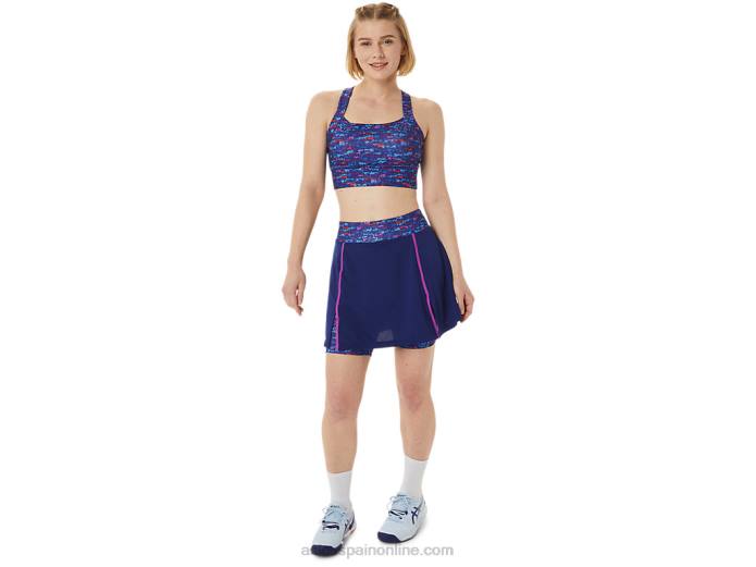 sujetador estampado new strong 92 para mujer Asics 4L683007 tenis japón cepillado aop orquídea