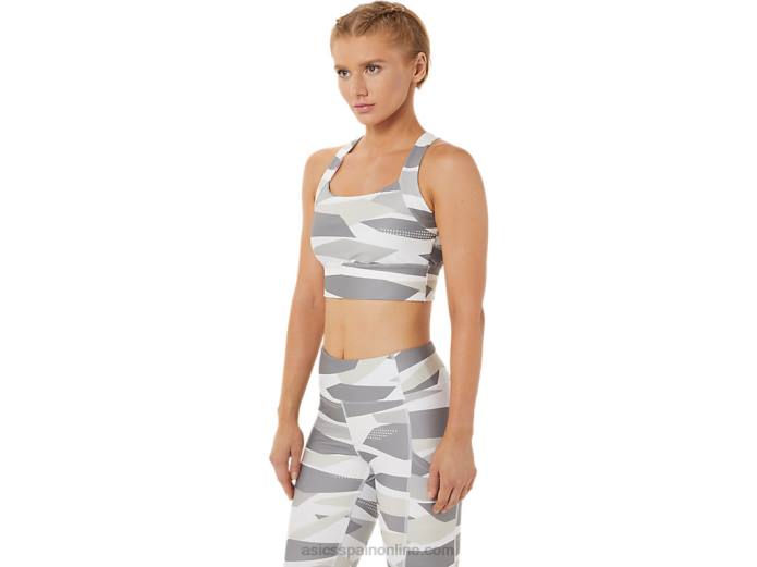 sujetador estampado new strong 92 para mujer Asics 4L683479 estampado de abedul