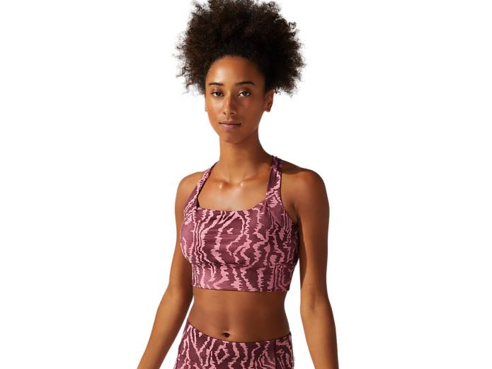 sujetador estampado new strong 92 para mujer Asics 4L683803 impresión profunda de marte