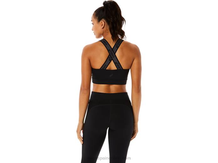 sujetador fit sana mujer Asics 4L683425 rendimiento negro