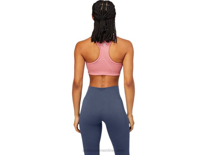 sujetador nagare mujer Asics 4L683704 rosa ahumado