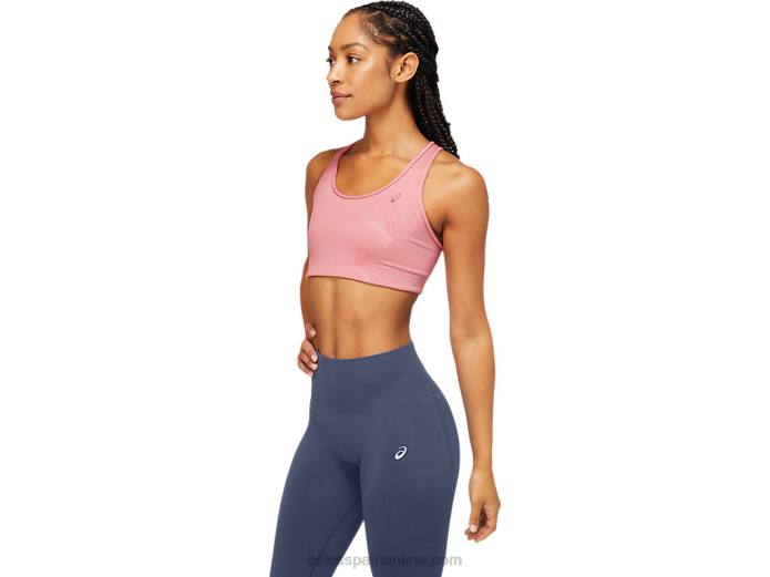 sujetador nagare mujer Asics 4L683704 rosa ahumado