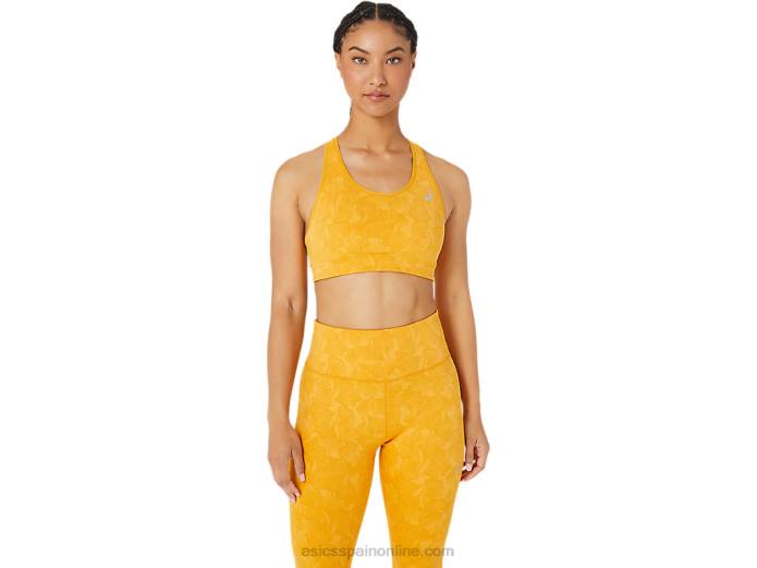 sujetador runkoyo jacquard mujer Asics 4L682761 tigre amarillo