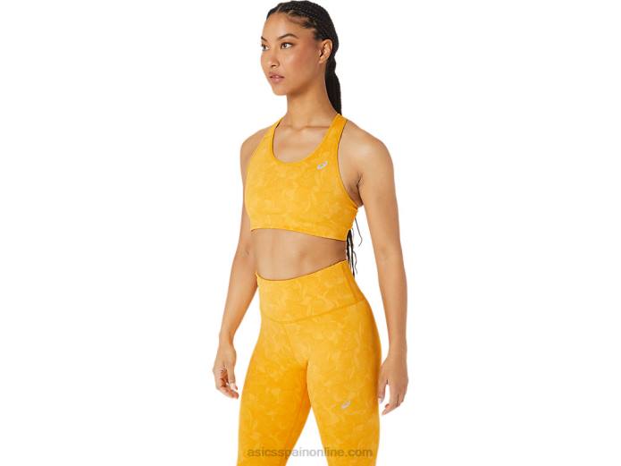 sujetador runkoyo jacquard mujer Asics 4L682761 tigre amarillo