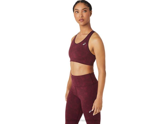 sujetador runkoyo jacquard mujer Asics 4L682783 marte profundo