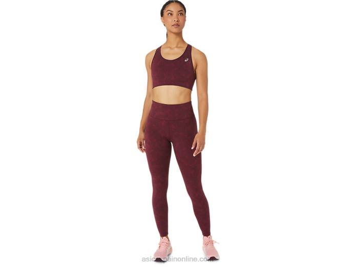sujetador runkoyo jacquard mujer Asics 4L682783 marte profundo