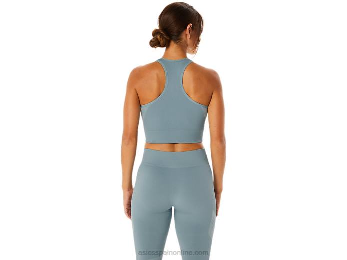 sujetador sin costuras nagino flex mujer Asics 4L682239 acero ligero