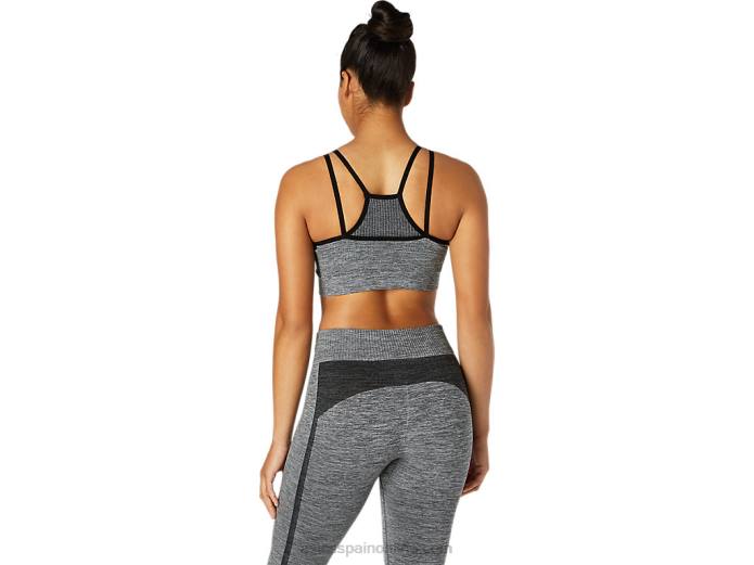 sujetador sin costuras reversible mujer Asics 4L683659 rendimiento negro