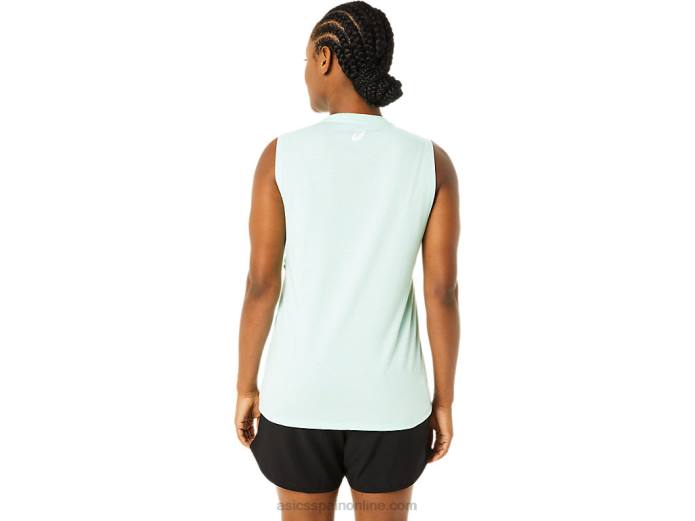 Camiseta sin mangas de montaña para mujer. Asics 4L683713 brezo de hielo fresco