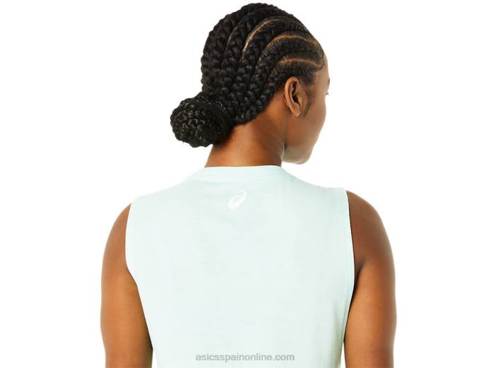 Camiseta sin mangas de montaña para mujer. Asics 4L683713 brezo de hielo fresco