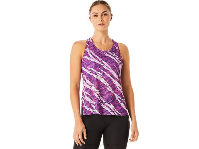 camiseta sin mangas actibreeze ventilar para mujer aop Asics 4L683073 resplandor orquídea/lavanda