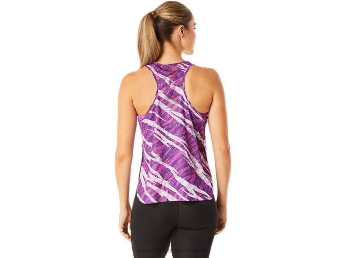 camiseta sin mangas actibreeze ventilar para mujer aop Asics 4L683073 resplandor orquídea/lavanda