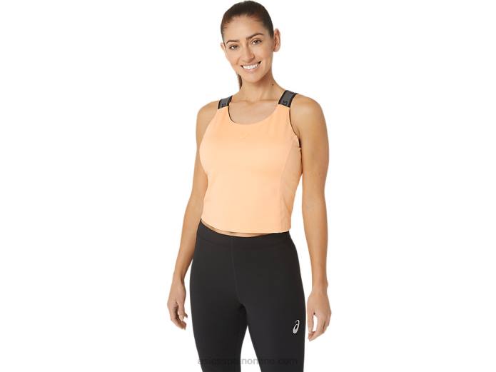 camiseta sin mangas corta fit sana para mujer Asics 4L682360 duna de verano